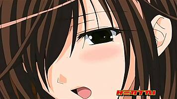 Step Sister And Brother Caught In Hentai Action With Facial