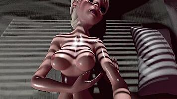 porn cartoon with elza l in 3d hentai 😈