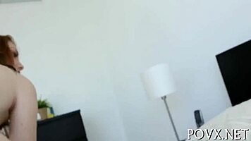 petite teen with small tits gives nasty blowjob in hardcore porn, reaching rough orgasm.