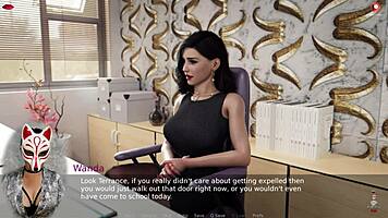 ms denvers ep 23 features teachers upskirt in see through skirt and pantyhose