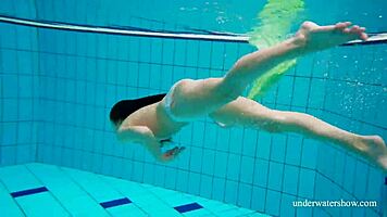 Nina Mohnatka Reveals Hairy Pussy in Steamy Shower Scene