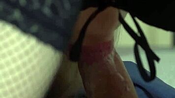 My stepmom knows how to suck all the cum out of me