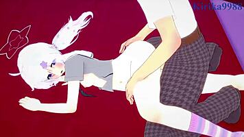 Mikamo neru bunny girl ver and uzawa reisa intense sex - blue archive hentai