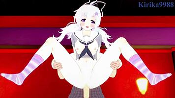 Mikamo neru bunny girl ver and uzawa reisa intense sex - blue archive hentai