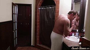 pussylicked teen gets doggystyled by stepdaddy, wanna see?