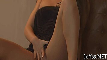 Legal Age Teen Stretches Her Moist Holes With Dildo