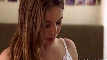 is teen's fur pie wet in kinky game?