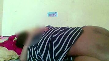 Young Asian girl fucked hard in homemade bedroom scene