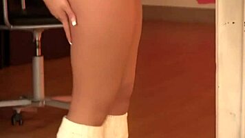 Sexy Ivy Black Striptease With Clothes Ripped