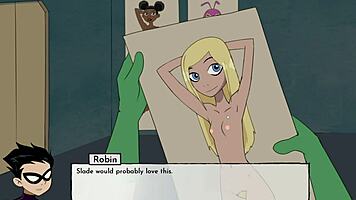 18titans part 14 - blackfire gets naughty