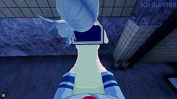 himiko toga and ochako uraraka intense lesbian sex 😍