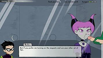 18titans part 14 - blackfire gets naughty