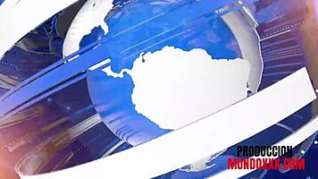 Reporter fucks blonde model with foot fetish and deepthroat!