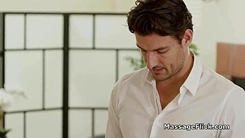 masseuse pleases cock with huge natural tits