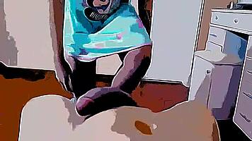 Submissive stepdaughter gets used by her pervert stepfather every day in wild hentai cartoon.