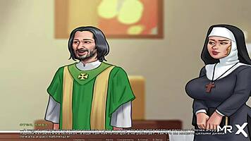 Summertimesaga - Mature Wife Strips for Husband in E2 34 with Big Tits