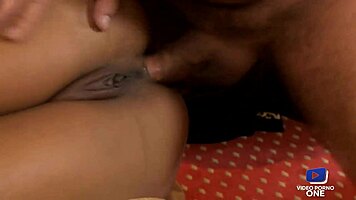 French brunette maid gets assfucked by old rich man