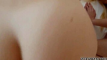 Cleveland teen feels horny as MILF girl fights for her affection.