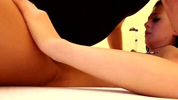 student in pantyhose rides my raging pecker and cums hard