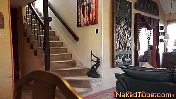 Having fun with my stepdaughter