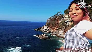 Spanish Latina Teen Gets Anal Outdoor From German Tourist