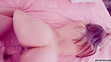 Jay's POV: Petite Teen Step Sister Winter Jade Rides Cock Cowgirl For Deep Creampie