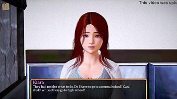 My New Family Episode 403 Featuring Brunette Characters In Homemade Setting