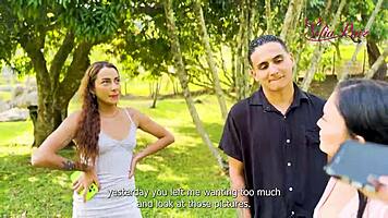 He Discovers My Boyfriends Infidelity With My Best Friend But I Decide To Forgive Them And We Have A Delicious Threesome