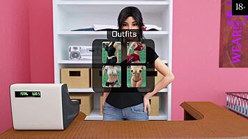 oh wow, this milfy city part 4 gameplay with big tits hentai is wild