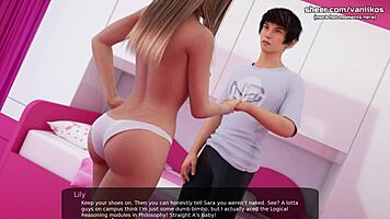 Slutty Blonde Teen 18+ Steals Boyfriend From Best Friend In Milfy City