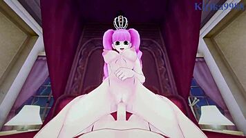 Perona and Carrot's intense POV sex in One Piece hentai?