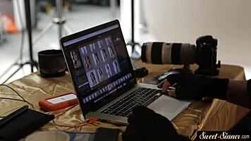 Beautiful teen riding her stepdad's big cock in a taboo fantasy.