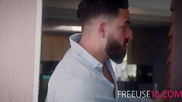 Teen freeuse by dad's debt collector