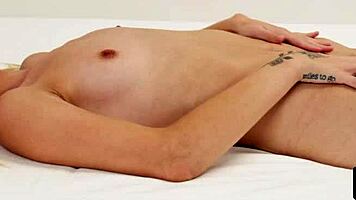 Watch Up Close! Petite 18+ Blonde Khloe Kingsley Masturbates Solo Full Scene!