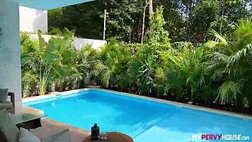 Petite Mexican Stepsis Khloe Kapri Rides Monster Cock In Doggystyle And Bent Over Positions With Boobs Bouncing In POV