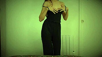 Feeling excited during teen striptease