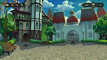 Milf slut rides big cock in cowgirl position during gameplay