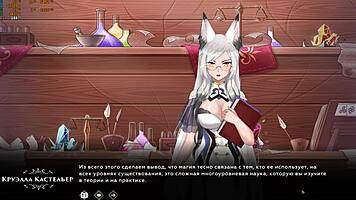 Milf slut rides big cock in cowgirl position during gameplay