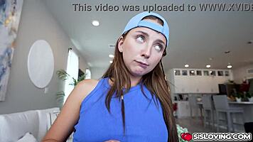 stepbrother austin notices stepsister macy meadows stole his pillow again