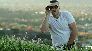 Hot Blonde Teen 18+ in Bikini Loves Being Watched Outdoors Before Fun Activity