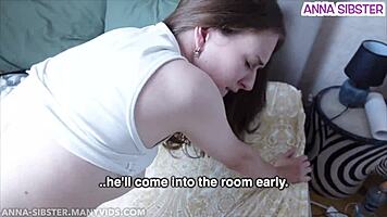 Hidden Teen Babe Gives Blowjob To Old Boyfriend's Cum