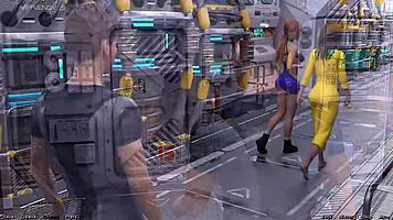 Stranded in space 100: upcoming DRAMA with the hot STEP SISTERS!