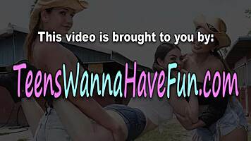 Wow! Three Hot Amateur Sluts Devour Monster Cock at Party