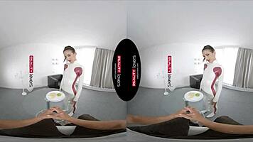 realitylovers vr - latex android in missionary, riding, and doggystyle