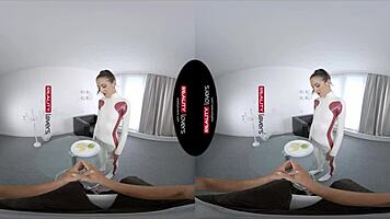 realitylovers vr - latex android in missionary, riding, and doggystyle