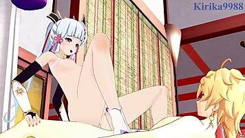 Yanfei And Kamisato Ayaka And Aether Intense Sex - Genshin Impact Hentai