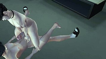 he waited eagerly for his skinny korean femboy slut to assfuck him in hentai game