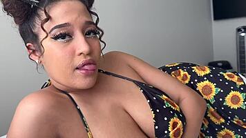 Ebony teen 18+ step sis wanna get pregnant, oops... funsizedmegan fantasy!