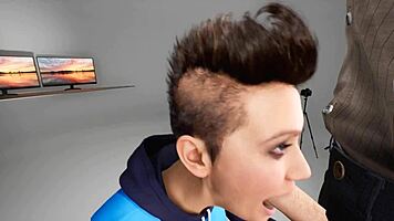 Deepthroat Blowjob Hentai