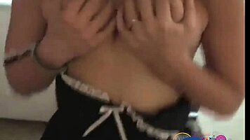 Denice Shows Big Tits Tit Job Closeup